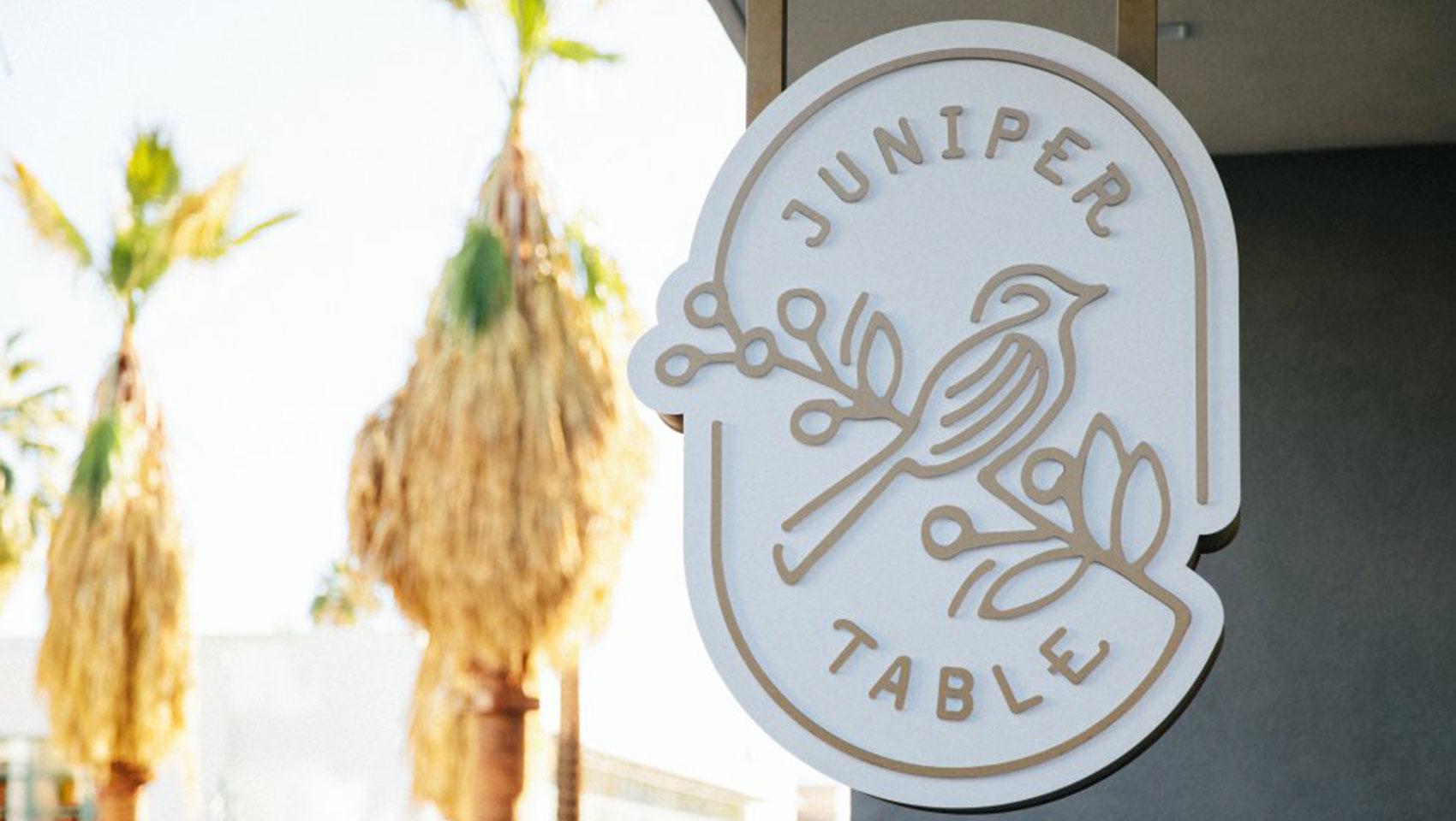 Juniper Table sign