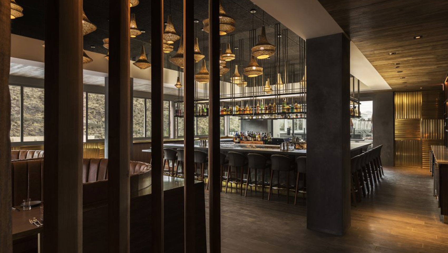 4 Saints bar and dining room during the day