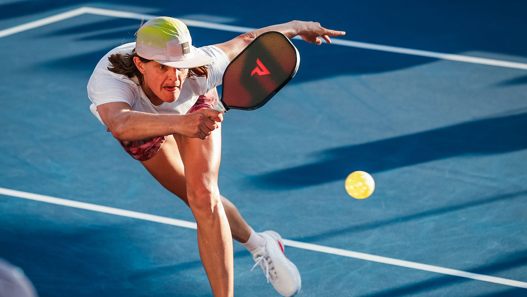 Woman Playing Pickleball