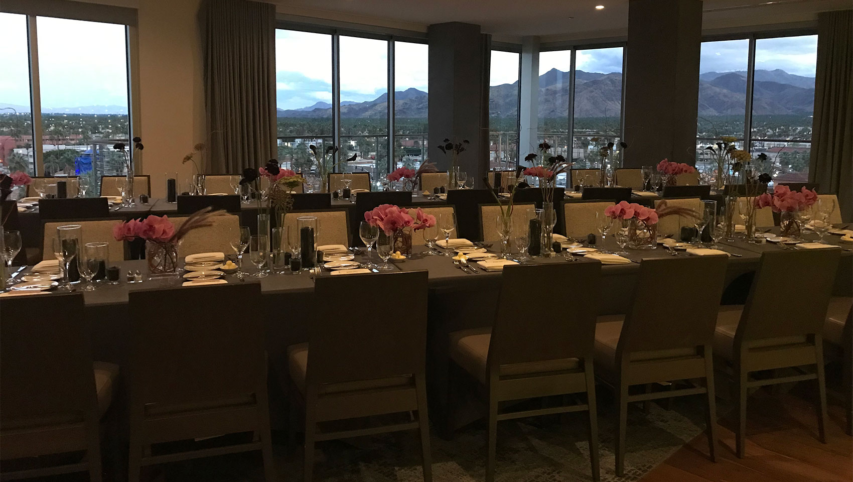 Jacinto Room Long Table Set-Up