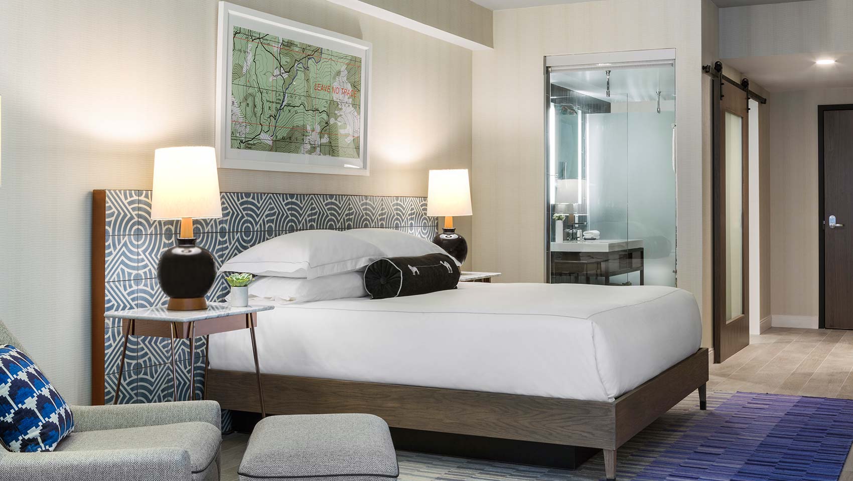 kimpton rowan palm springs guestroom