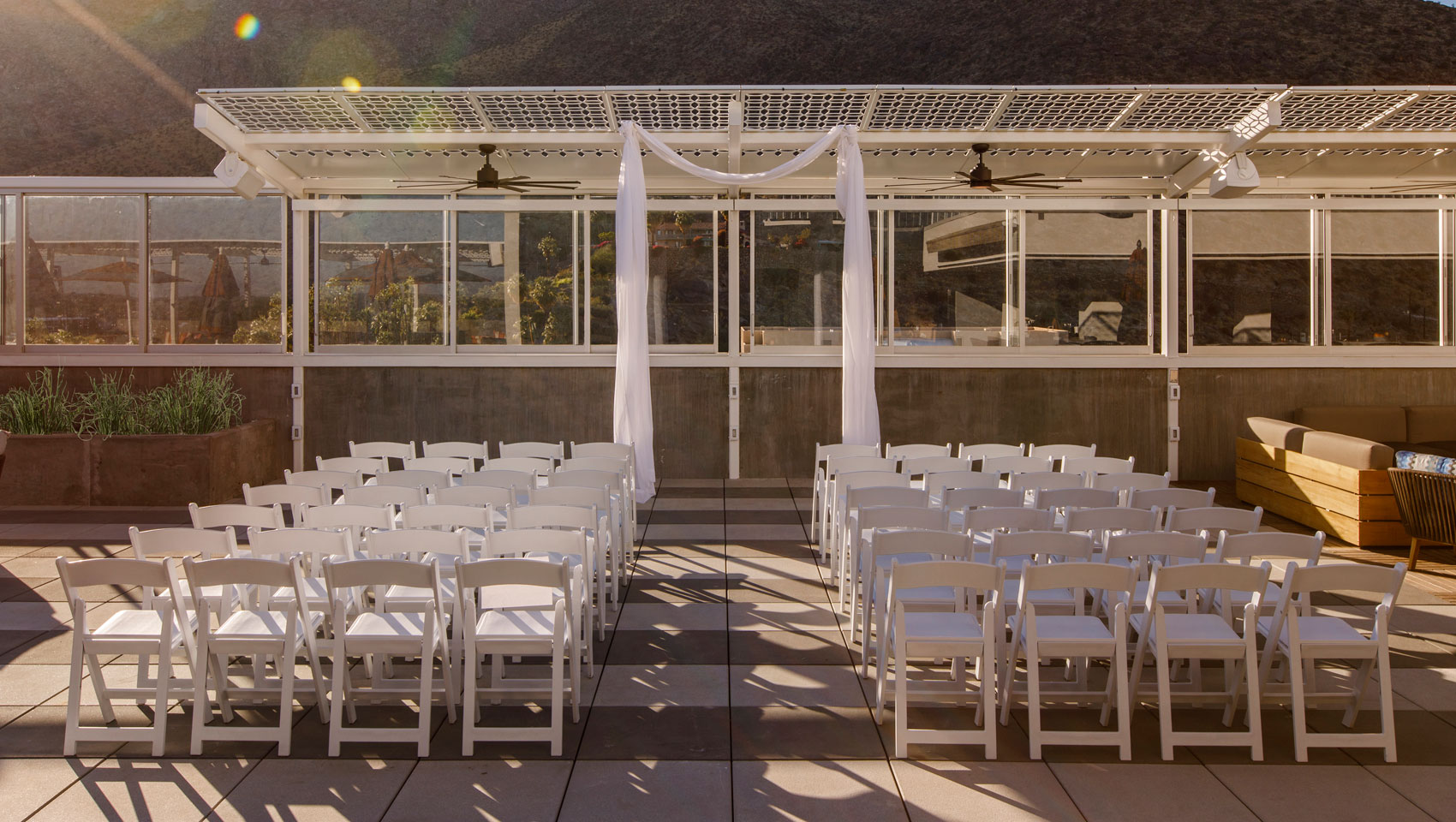 Rooftop Wedding Ceremony