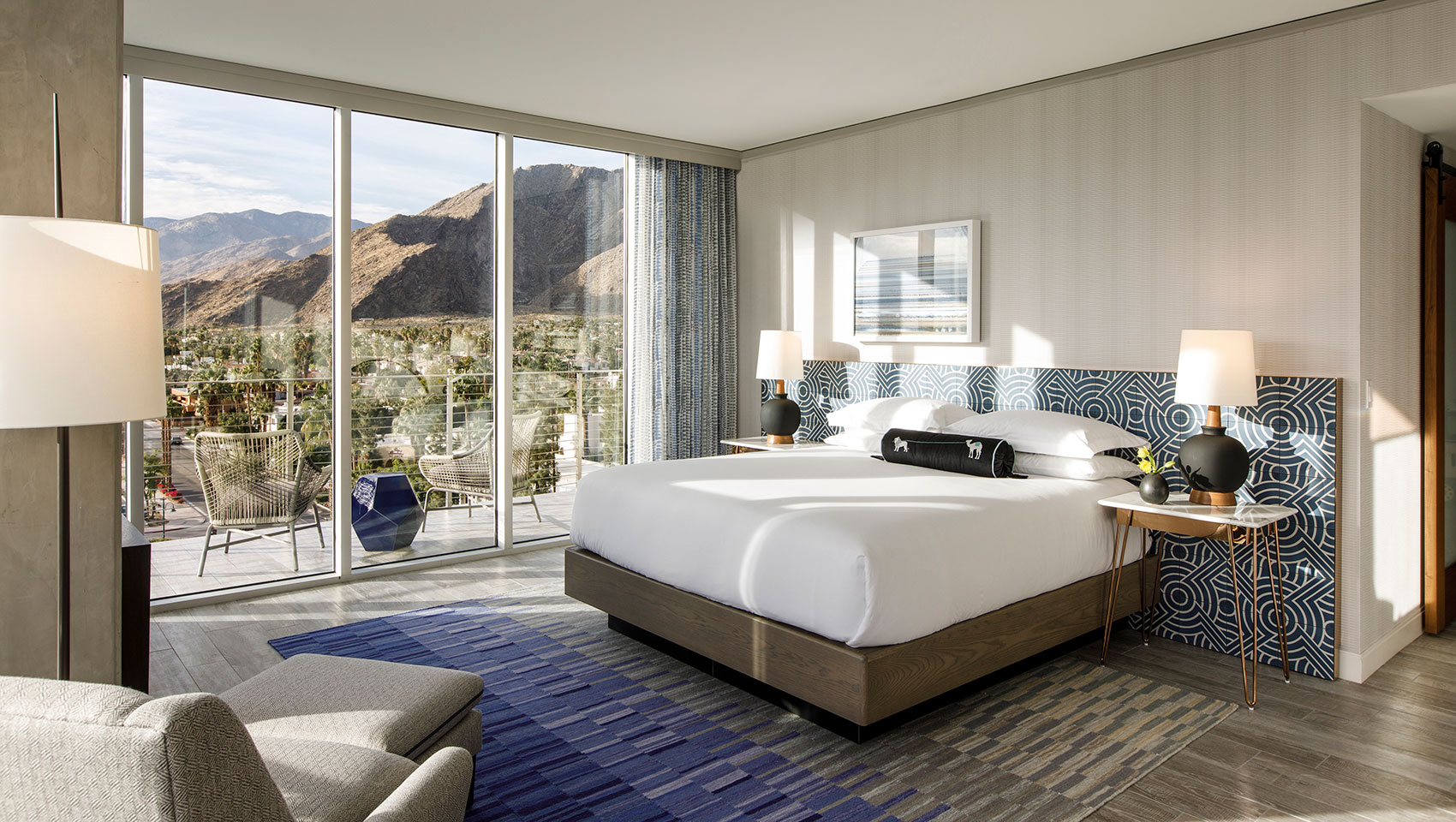 hotel suite bedroom