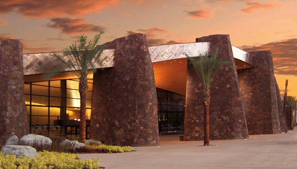 Palm Springs Convention Center at Dusk