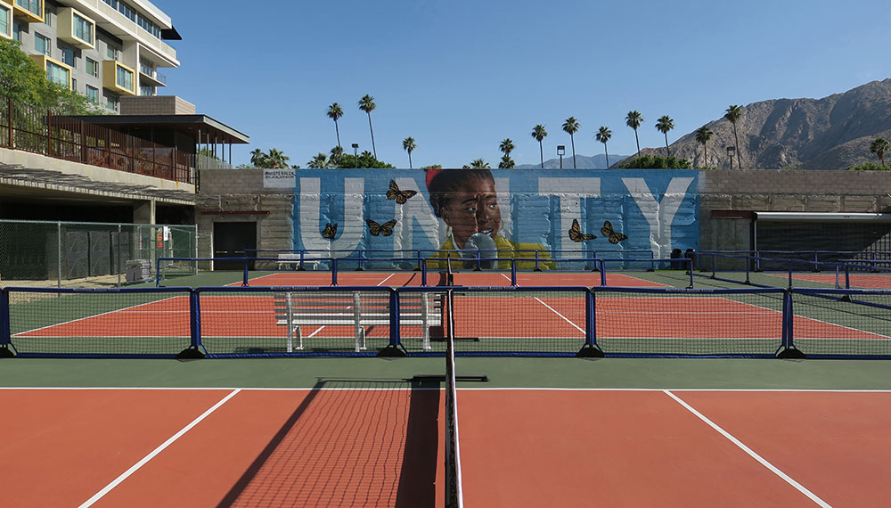 hotel pickleball court