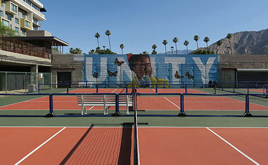 Pickleball courts